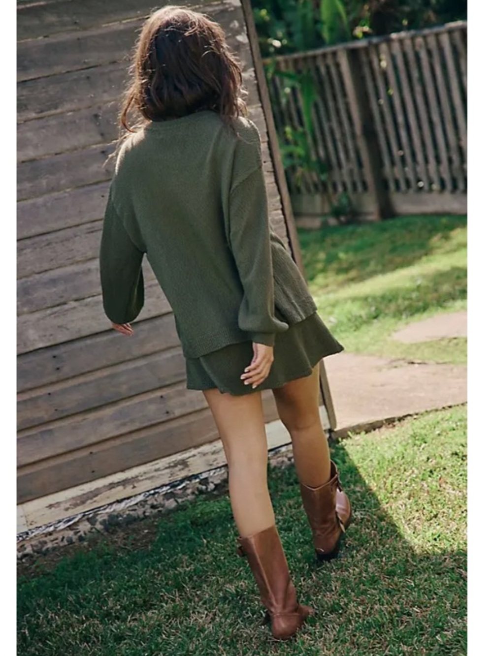 Free People Ameena Sweater Skort Set XS - Picture 6 of 14